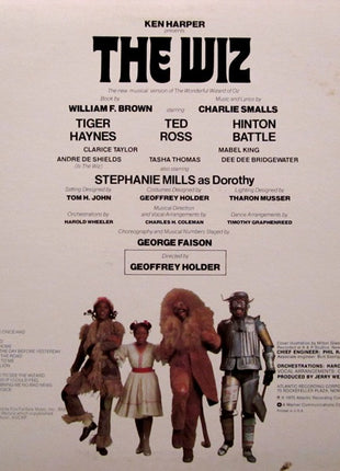 Charlie Smalls - Original Cast "The Wiz" : The Wiz (The Super Soul Musical "Wonderful Wizard Of Oz") (LP, Album, PR )
