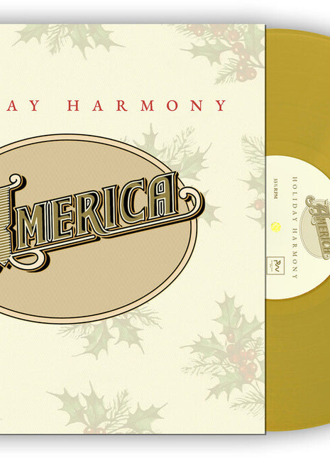the album cover for America - Holiday Harmony