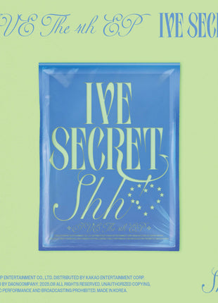the album cover for IVE - IVE THE 4TH EP IVE SECRET [Shh ver.]
