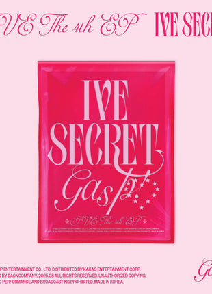 the album cover for IVE - IVE THE 4TH EP IVE SECRET [Gasp! ver.]