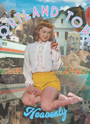 the album cover for Heavenly - Portland Town [Colored Vinyl] (Ylw) [Indie Exclusive]