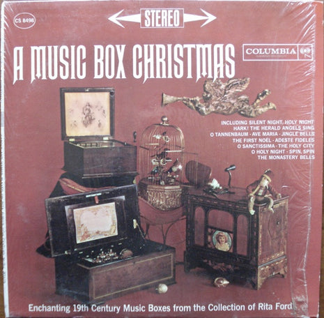 Rita Ford's Music Boxes : A Music Box Christmas (LP, Album, RE)
