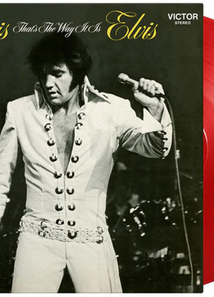 the album cover for Elvis Presley - That's The Way It Is [Colored Vinyl] [Limited Edition] [180 Gram] (Red)