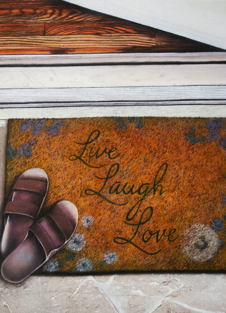 the album cover for Earl Sweatshirt - Live Laugh Love [Indie Exclusive Black & Orange Crush Vinyl]