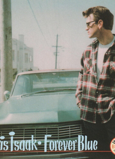the album cover for Chris Isaak - Forever Blue