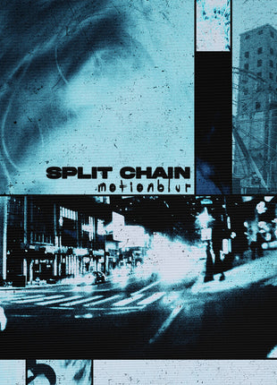 the album cover for Split Chain - Motionblur