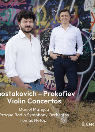 the album cover for Daniel Matejca - Shostakovich & Prokofiev: Vn Cons