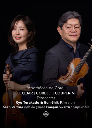 the album cover for Eun Kim -Shik - L'apotheose De Corelli - Triosonatas