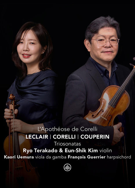 the album cover for Eun Kim -Shik - L'apotheose De Corelli - Triosonatas