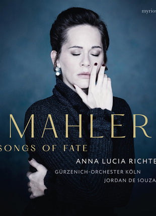 the album cover for Anna Richter  Lucia - Mahler: Songs Of Fate