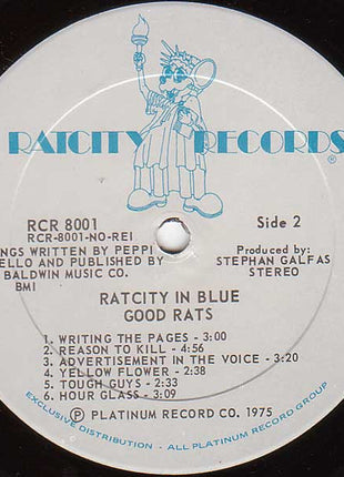 Good Rats : Ratcity In Blue (LP, Album, RE)
