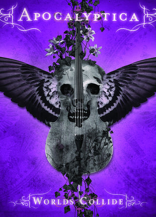 the album cover for Apocalyptica - Worlds Collide