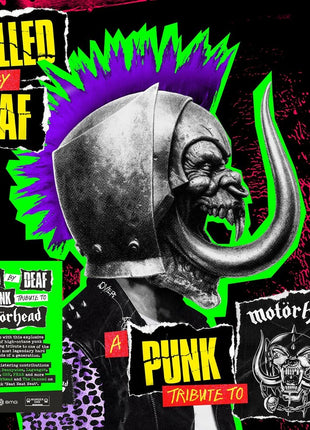 the album cover for Various Artists - Killed By Deaf: A Punk Tribute To Motorhead