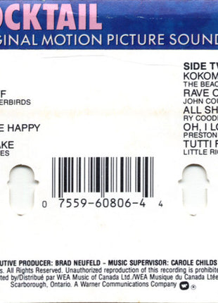 Various : Cocktail - Original Motion Picture Soundtrack (Cass, Comp, Dol)