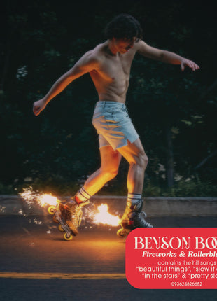 the album cover for Benson Boone - Fireworks And Rollerblades