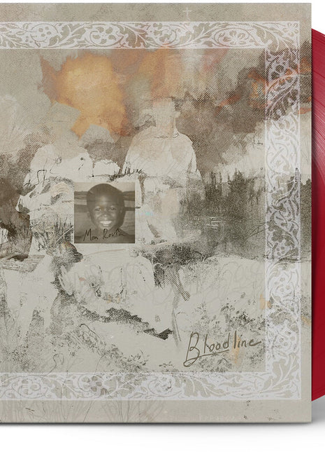 the album cover for Mon Rovia - Bloodline [Red Colored Vinyl]
