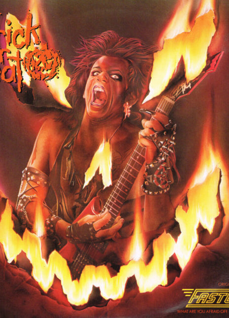 the album cover for Fastway - Trick Or Treat - O.S.T. (Limited Edition 180 Gram) [Silver Colored Vinyl]