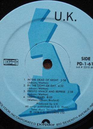 UK (3) : U.K. (LP, Album, Spe)