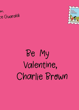the album cover for Vince Guaraldi - Be My Valentine, Charlie Brown - Selections From The Original Soundtrack [Indie Exclusive Red Heart Shaped LP]