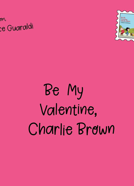 the album cover for Vince Guaraldi - Be My Valentine, Charlie Brown - Selections From The Original Soundtrack [Indie Exclusive Red Heart Shaped LP]