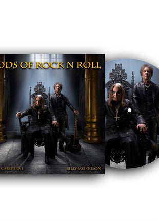 the album cover for Ozzy Osbourne - Gods Of Rock N Roll [Limited Edition Double-Sided Picture Disc Vinyl]