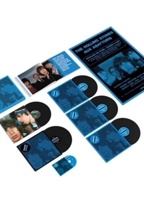 the album cover for The Rolling Stones - Black and Blue -  [Super Deluxe 180g 5 LP/Blu-ray]