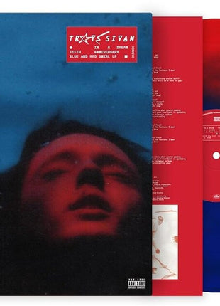 the album cover for Troye Sivan - In A Dream (5 Year Anniversary) [Red/Blue Swirl 12" EP]