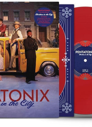 the album cover for Pentatonix - Christmas in the City [Red Brick LP]