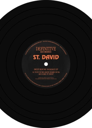 the album cover for St David - Deep House Damage Ep (Ep)