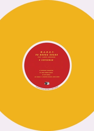 the album cover for Mandy / Booka Shade / Laurie Anderson - O Superman 2025 [Colored Vinyl] (Ep) (Ylw)