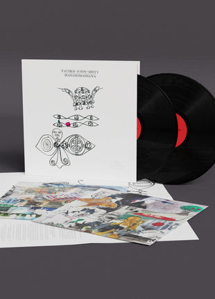 the album cover for Father John Misty - Mahashmashana
