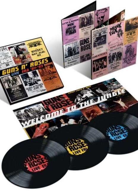 the album cover for Guns N' Roses - Live Era '87 - '93 [4LP Deluxe]