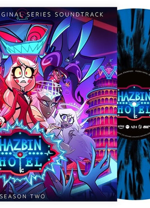the album cover for Hazbin Hotel - Hazbin Hotel: Season Two (Original Soundtrack) [Indie Exclusive VoxTek Splatter Vinyl]