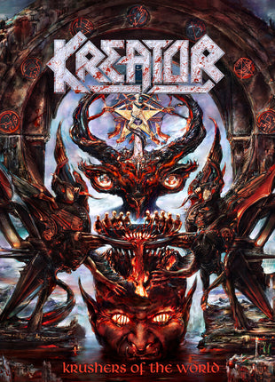 the album cover for Kreator - Krushers Of The World