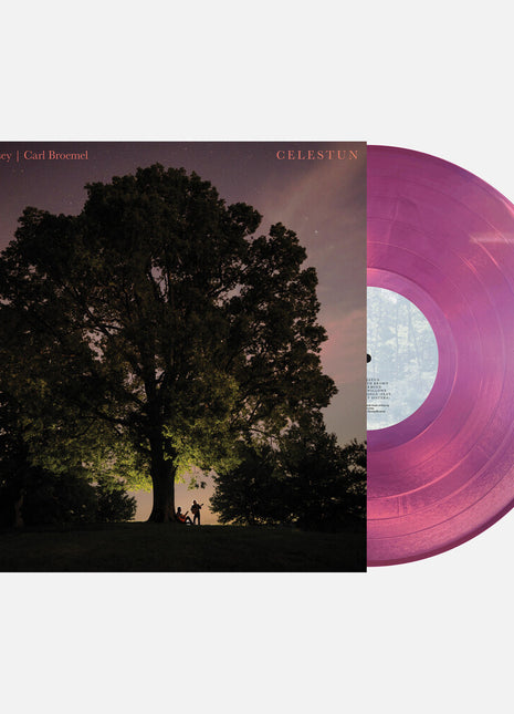 the album cover for Tyler Ramsey / Carl Broemel - Celestun [Magenta Colored Vinyl]