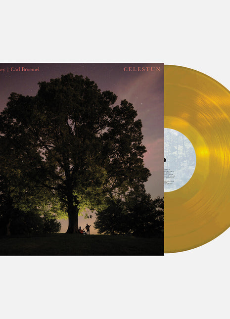 the album cover for Tyler Ramsey / Carl Broemel - Celestun [Indie Exclusive Gold Colored Vinyl]