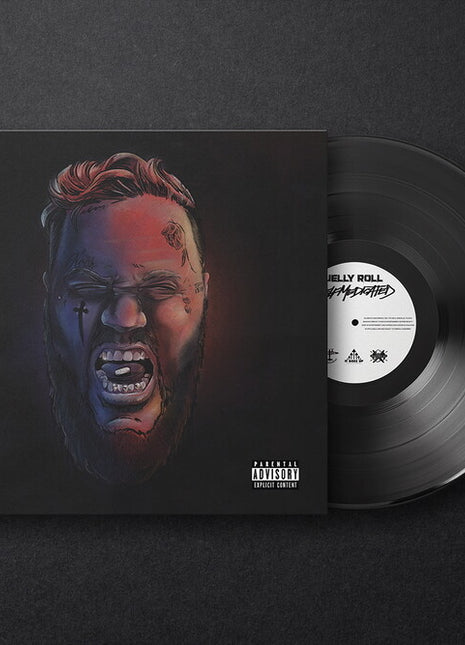 the album cover for Jelly Roll - Self Medicated