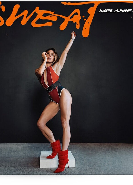 the album cover for Melanie C - Sweat