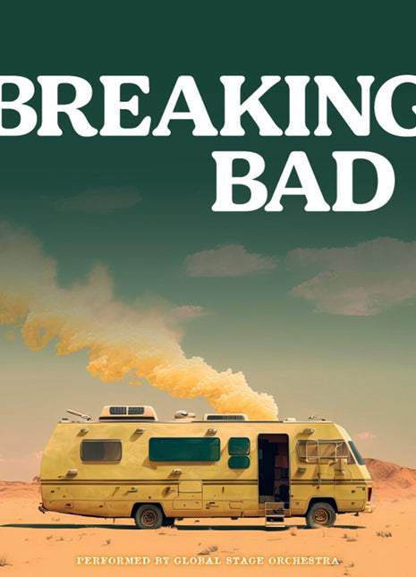 the album cover for Global Stage Orchestra - Breaking Bad - Ltd Crystal Clear Vinyl