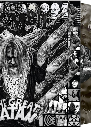 the album cover for Rob Zombie - The Great Satan [Ghostly Black Vinyl]