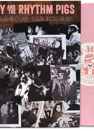 the album cover for Top Jimmy & the Rhythm Pigs - Pigus Drunkus Maximus [Pink Colored Vinyl]