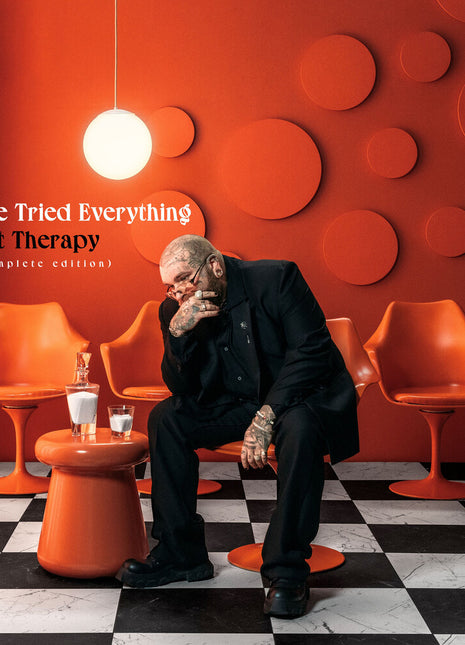 the album cover for Teddy Swims - I've Tried Everything But Therapy (Complete Edition) [Splatter 3LP]