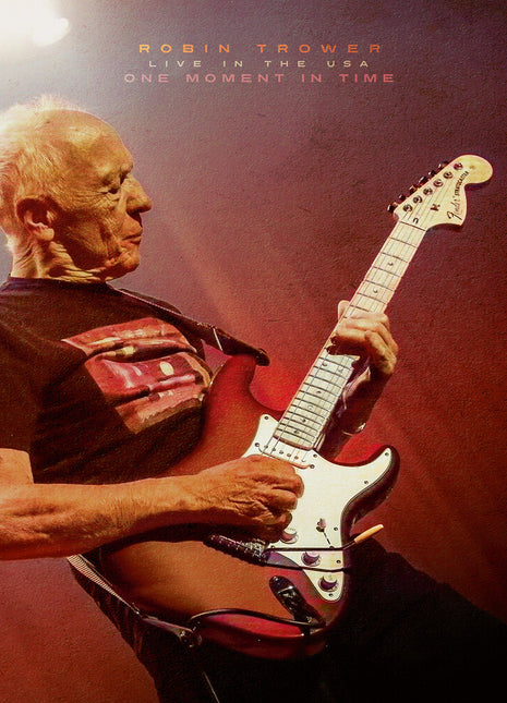 the album cover for Robin Trower - One Moment In Time - Live In The Usa