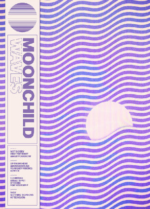 the album cover for Moonchild - Waves [Purple]