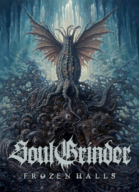the album cover for Soul Grinder - Frozen Halls (Uk)
