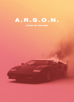 the album cover for Story Of The Year - Arson [Pink]