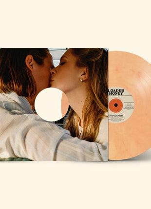 the album cover for Loaded Honey - Love Made Trees [Peach Marble]