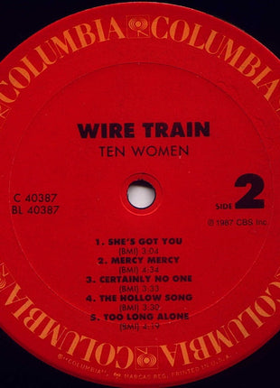 Wire Train : Ten Women (LP, Album, Car)