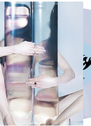 the album cover for Poppy - Empty Hands [Iridescent White w/ Blue Marble Color Vinyl]