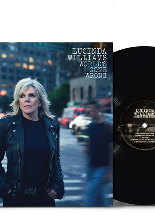 the album cover for Lucinda Williams - World's Gone Wrong
